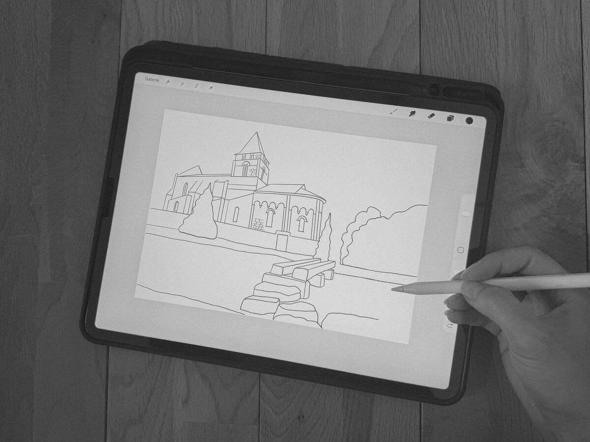 Creación de una identidad visual en una tableta gráfica